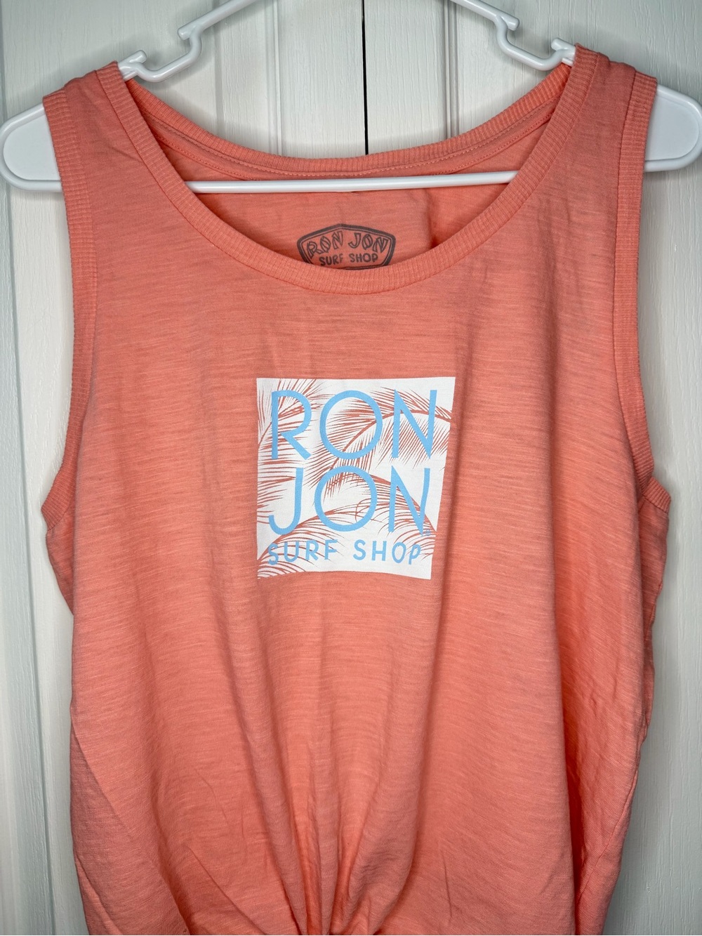 Ron Jon Surf Shop Coral Pink Graphic Tank Top XL Beach Casual Sleeveless - Picture 3 of 6